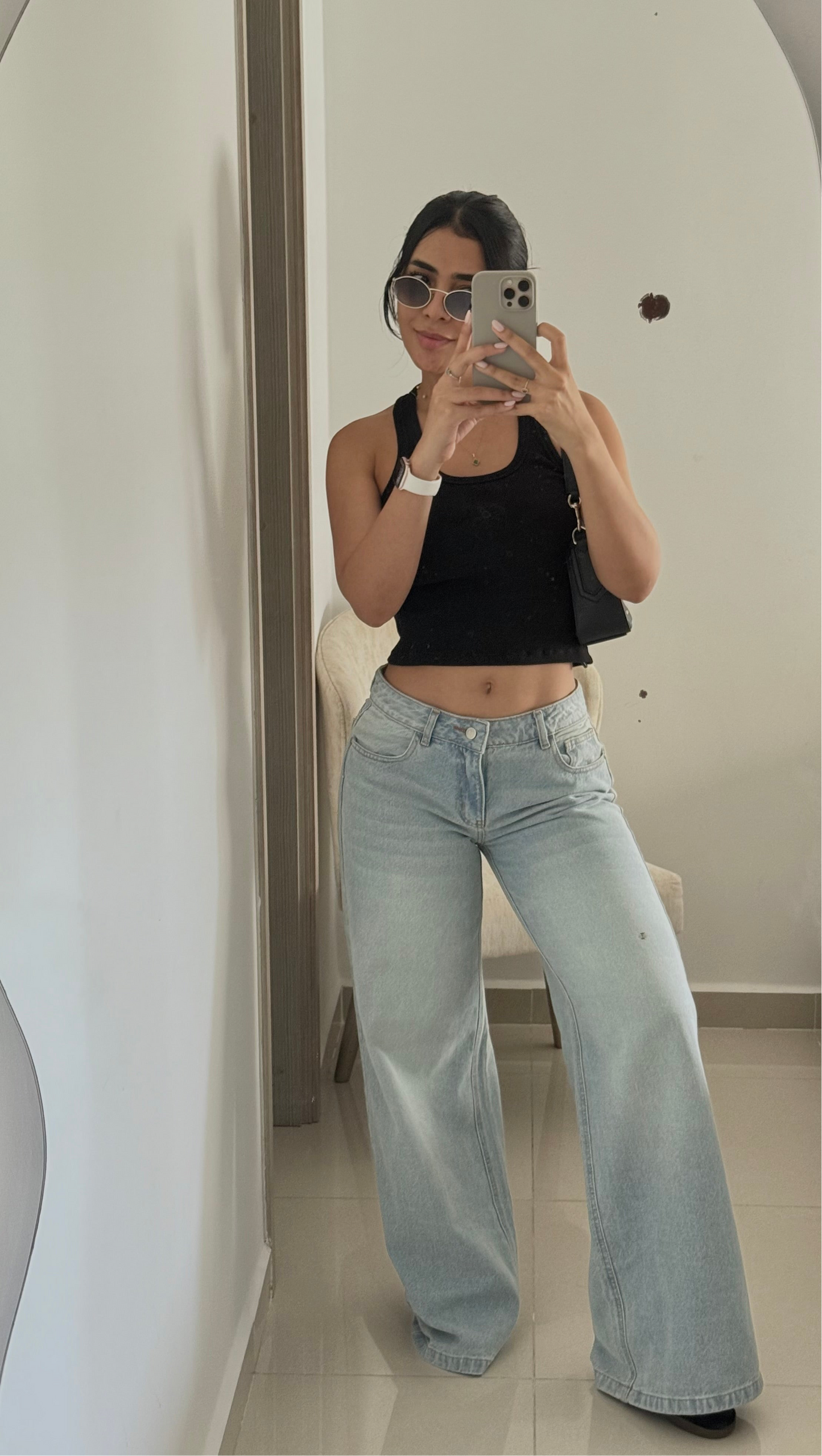 BAGGY TIRO BAJO CLARO