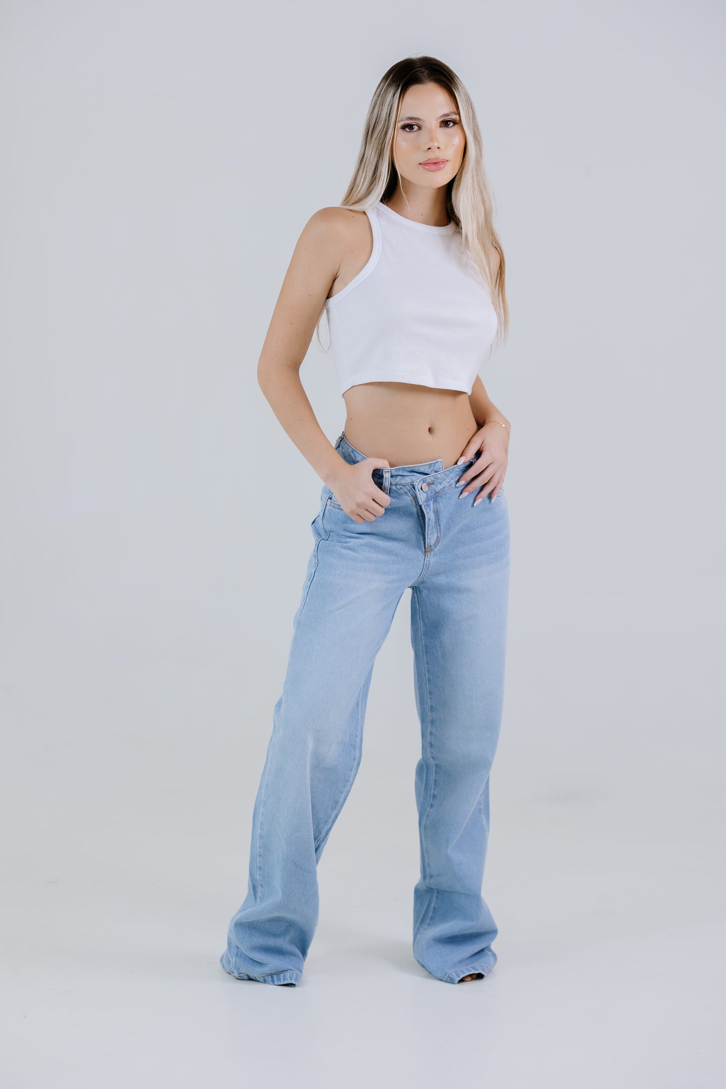 BALLOON JEANS DESIGUAL LIGHT BLUE