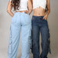 BAGGY CARGO LIGHT BLUE