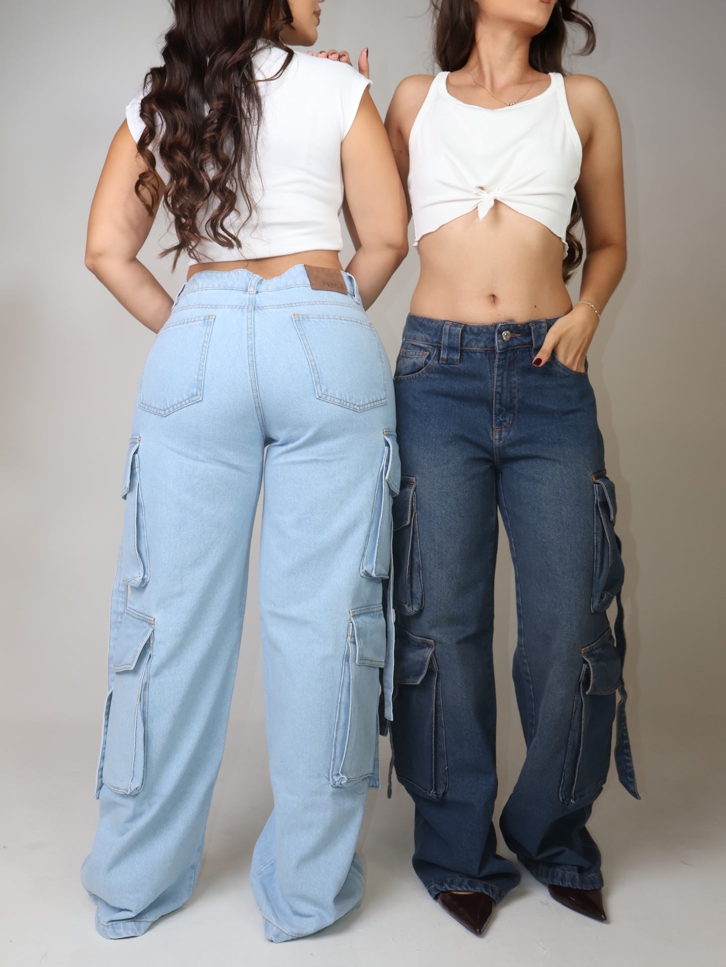 BAGGY CARGO LIGHT BLUE