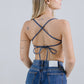 CROP TOP COPA DARK BLUE