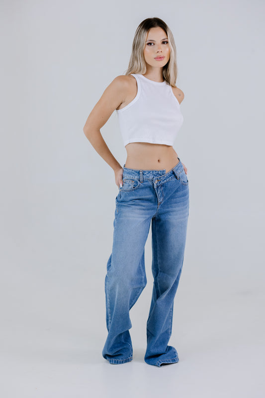 BALLOON JEANS DESIGUAL DARK BLUE