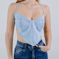 CROP TOP COPA LIGHT BLUE