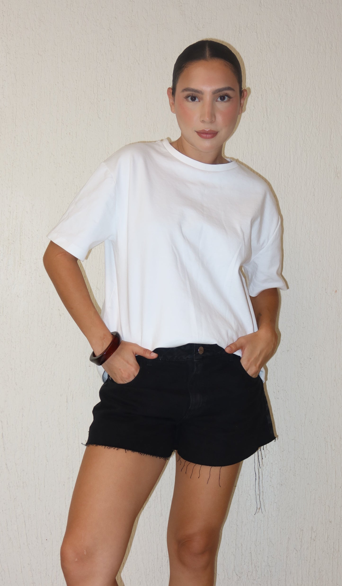 LOW RISE SHORTS BLACK