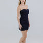 MINI DRESS DENIM DARK BLUE