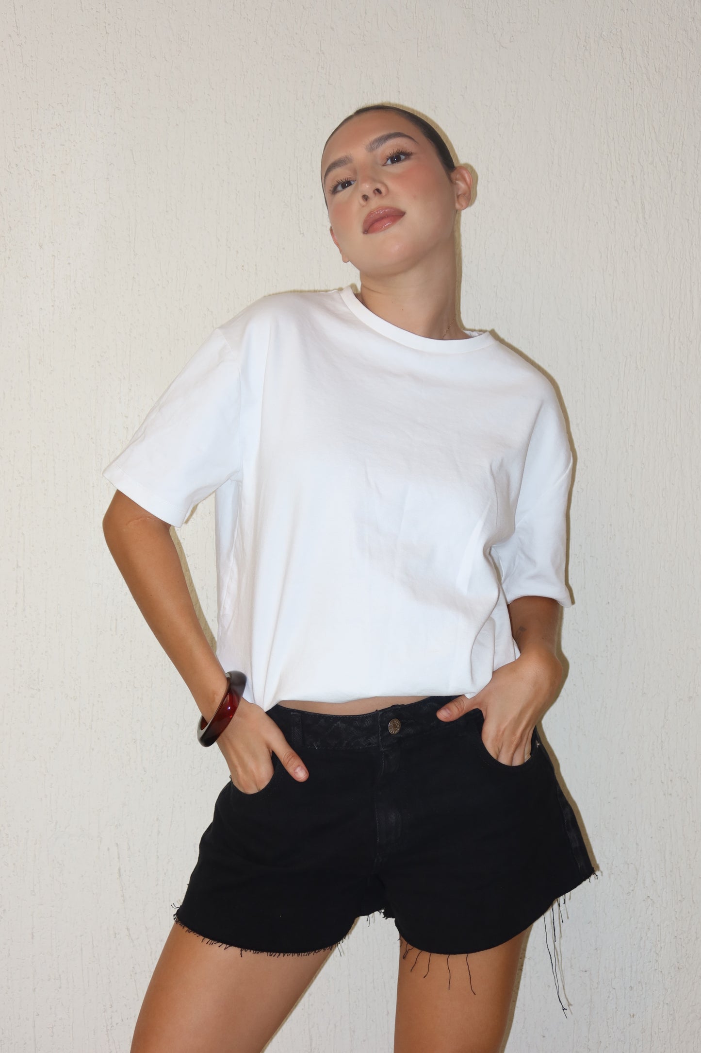 LOW RISE SHORTS BLACK