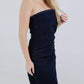 MAXI DRESS DENIN STRETCH DARK BLUE