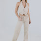 CHALECO CROP MARTINA BEIGE