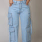 BAGGY CARGO LIGHT BLUE