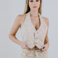 CHALECO CROP MARTINA BEIGE
