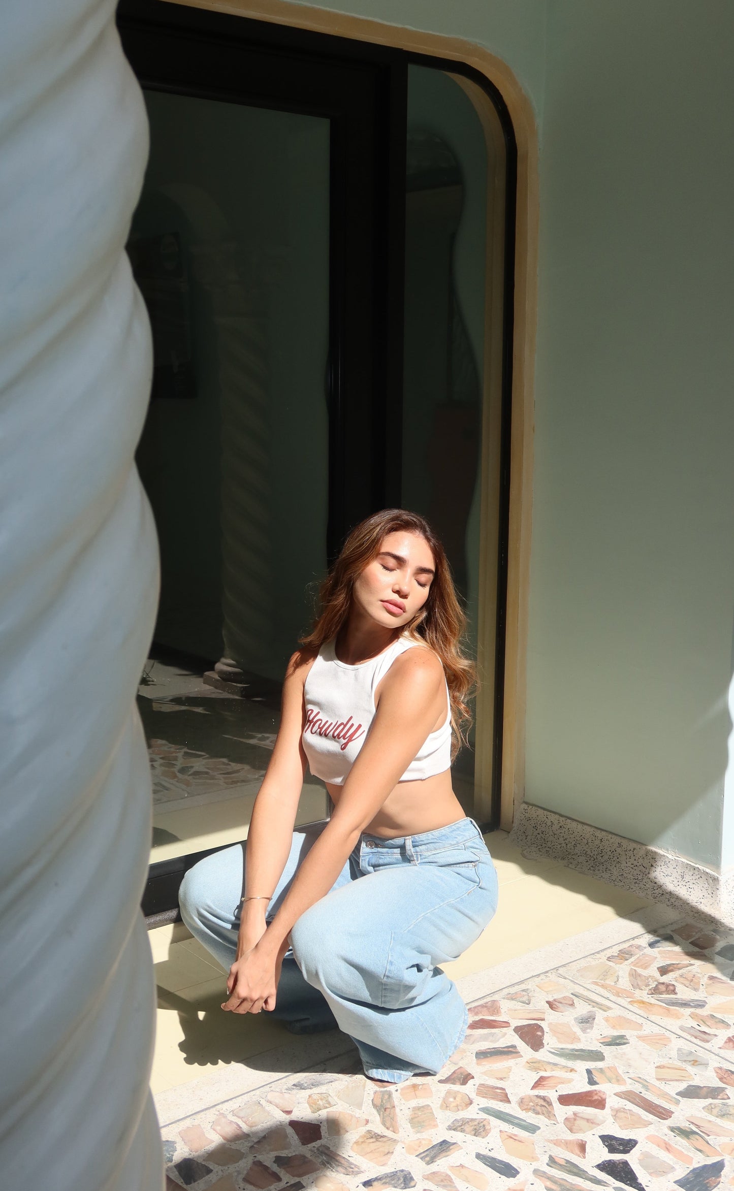 BAGGY TIRO BAJO CLARO