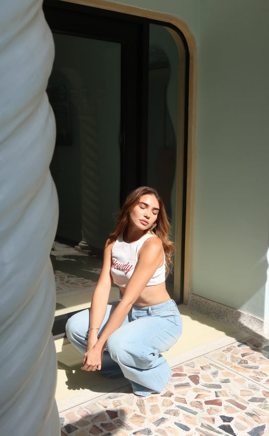 BAGGY TIRO BAJO CLARO