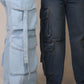 BAGGY CARGO LIGHT BLUE