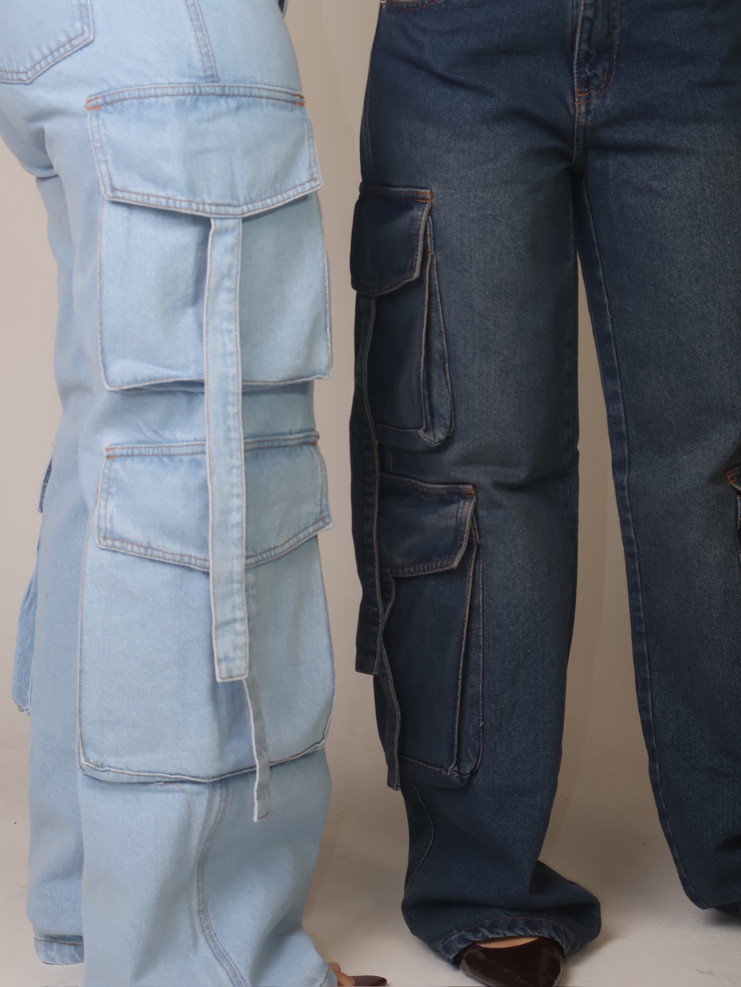 BAGGY CARGO LIGHT BLUE