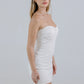 MINI DRESS DENIM STRETCH BEIGE