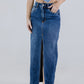MAXI FALDA DENIM STRECH