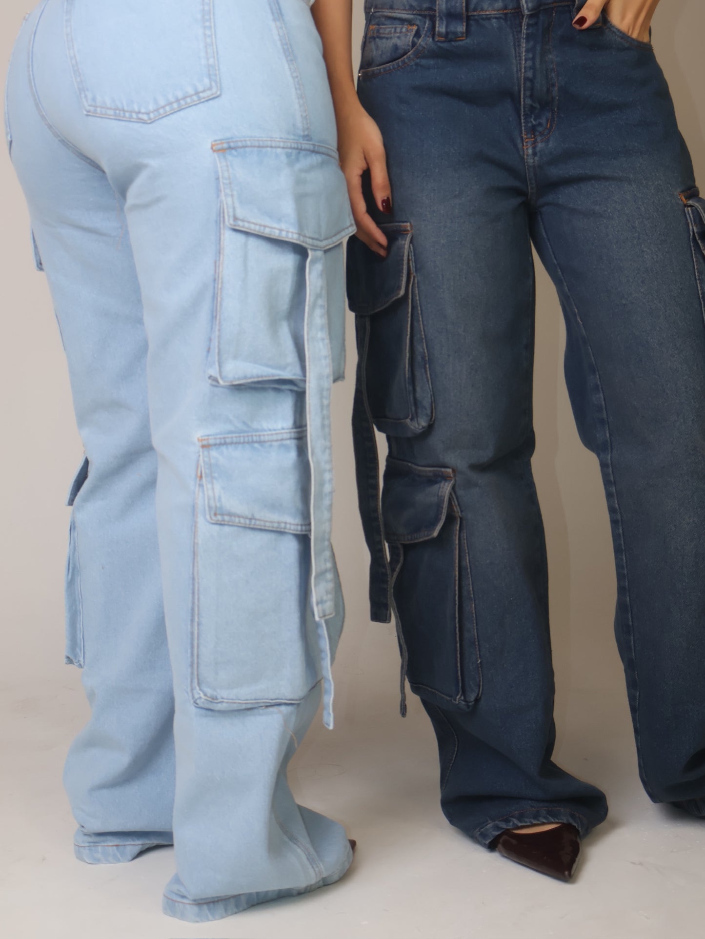 BAGGY CARGO LIGHT BLUE
