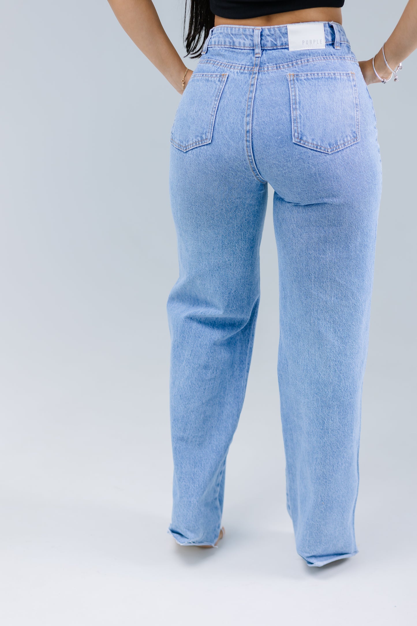 WIDE LISO MÉDIUM BLUE