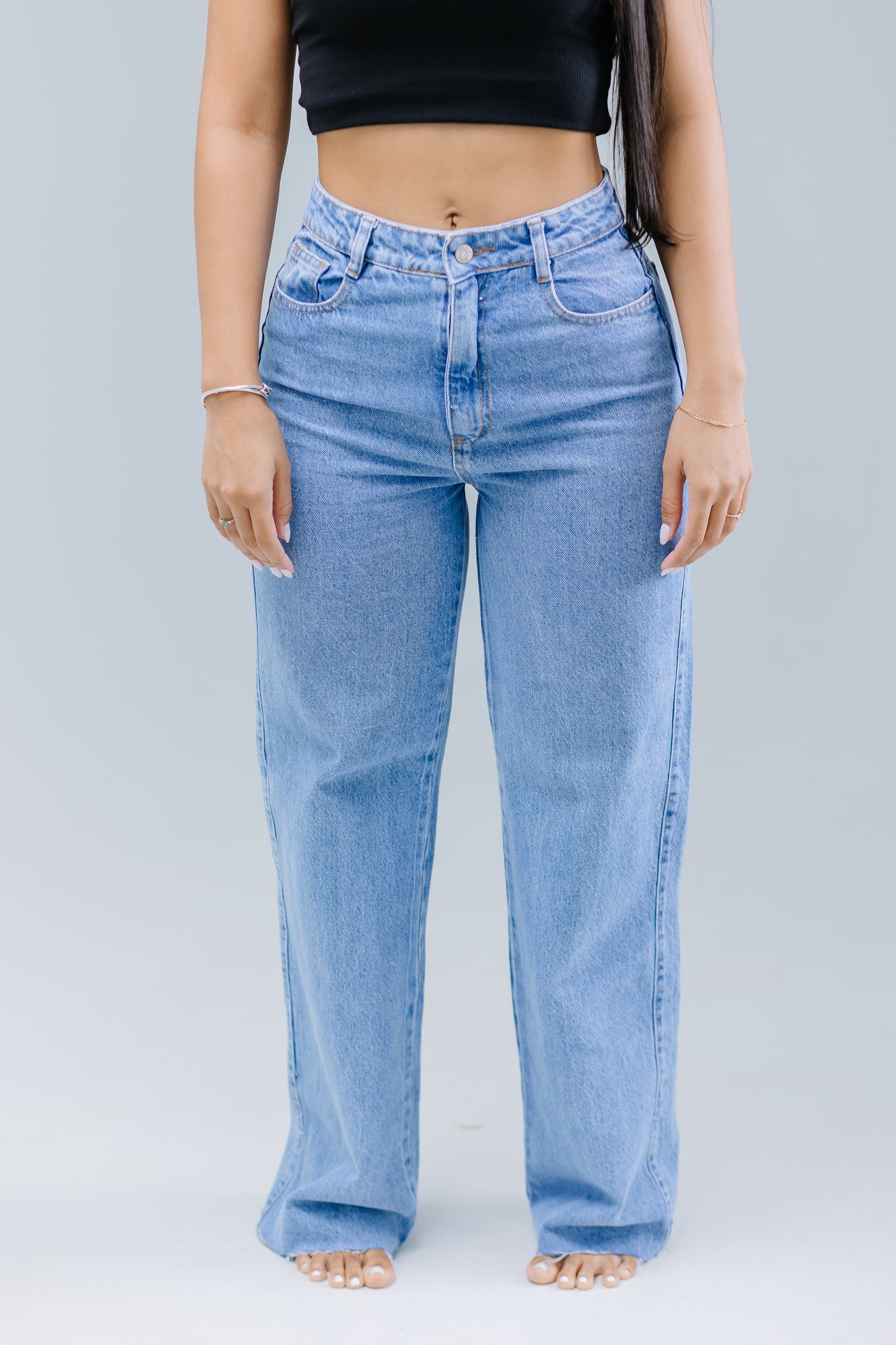 WIDE LISO MÉDIUM BLUE