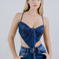 CROP TOP COPA DARK BLUE