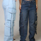 BAGGY CARGO LIGHT BLUE