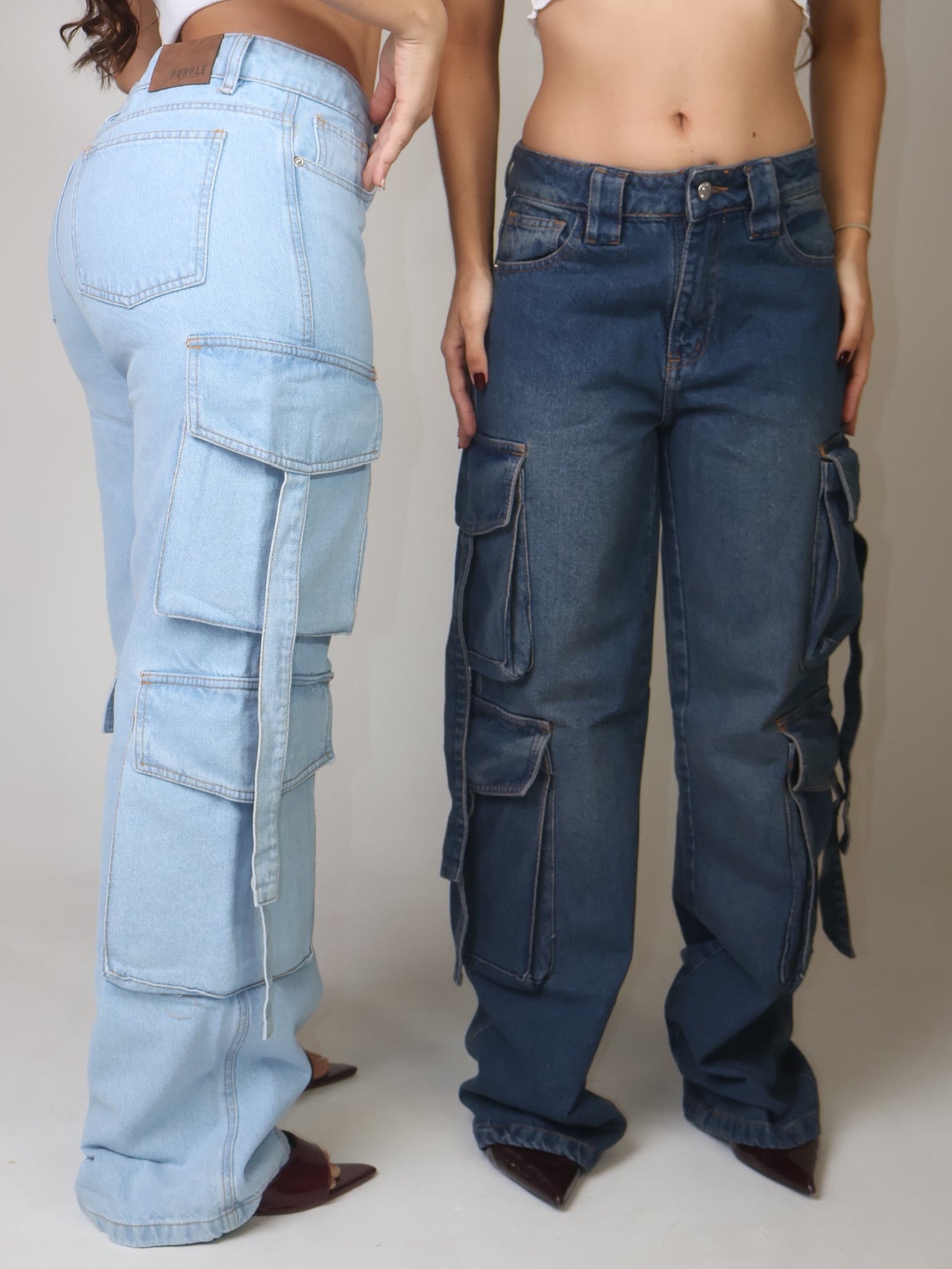BAGGY CARGO LIGHT BLUE