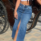 MAXI FALDA DENIM STRECH